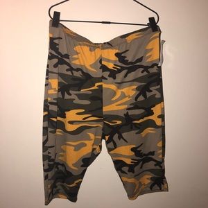 Camo Fashion Biker Shorts Kylie Jenner Camo